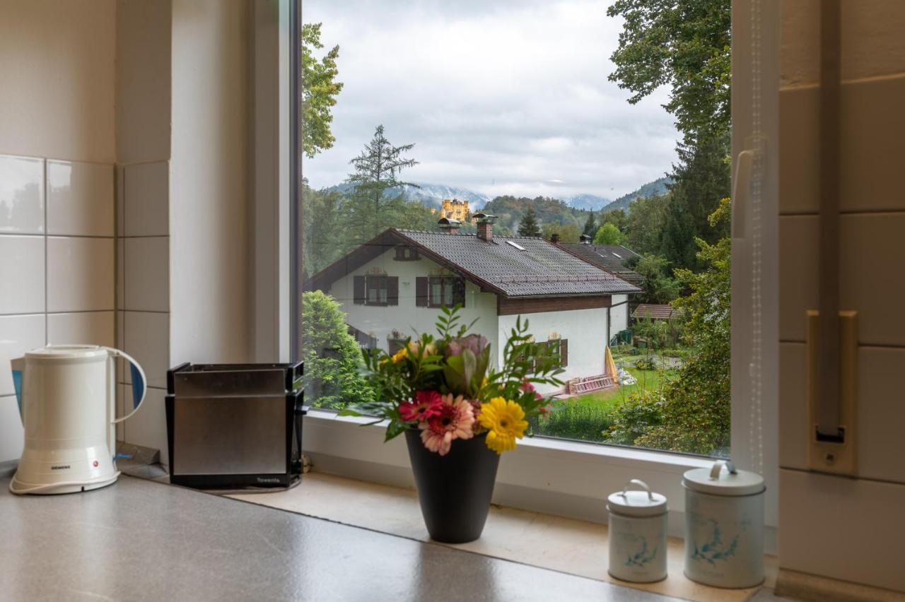 Ferienwohnung Landhaus Helga Unterm Schloss Schwangau Exterior foto